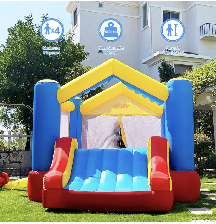 Toddler Bounce and Jump with Slide